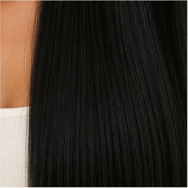 SMJ Hair shade 1 close-up hair detail.