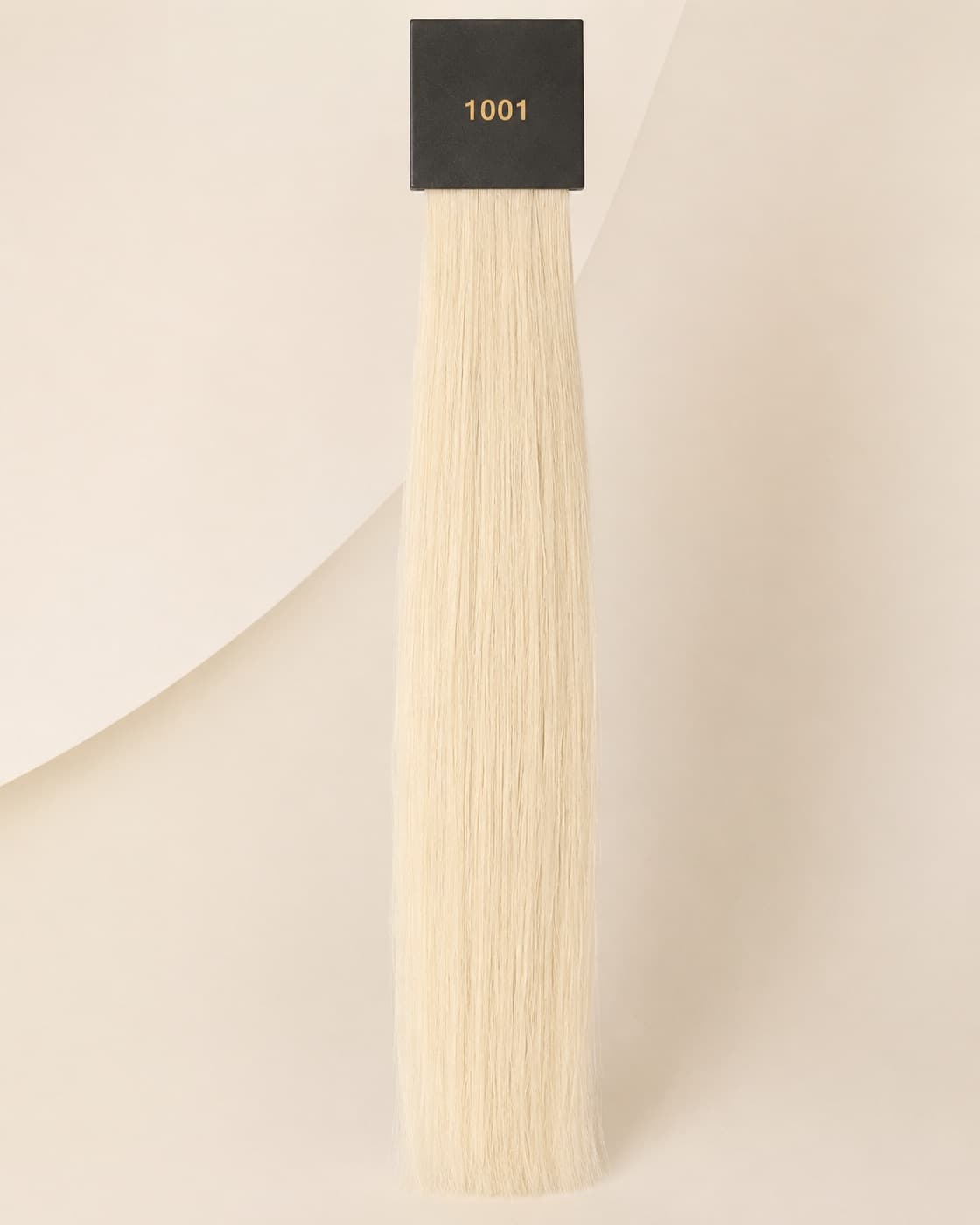 SMJ Hair shade 1001 color swatch.