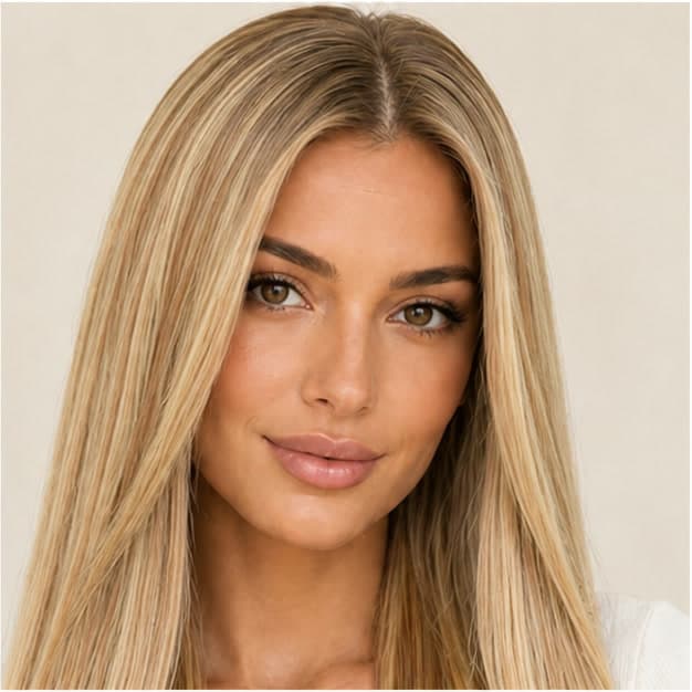 SMJ Hair shade P6/22 close-up hair detail.