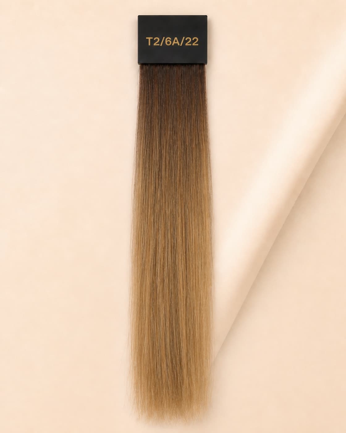 SMJ Hair shade T2/6A/22 color swatch.