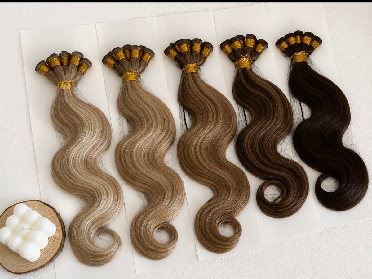 SMJ Hair Body Wave texture — soft body wave extension bundles.